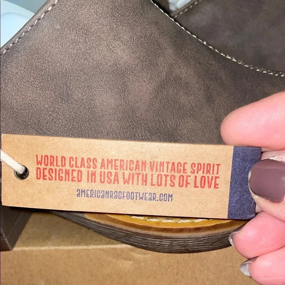 American Rag Tan Mules & Clogs with Slip-On Style and Medium Heel (6) - Picture 4 of 11